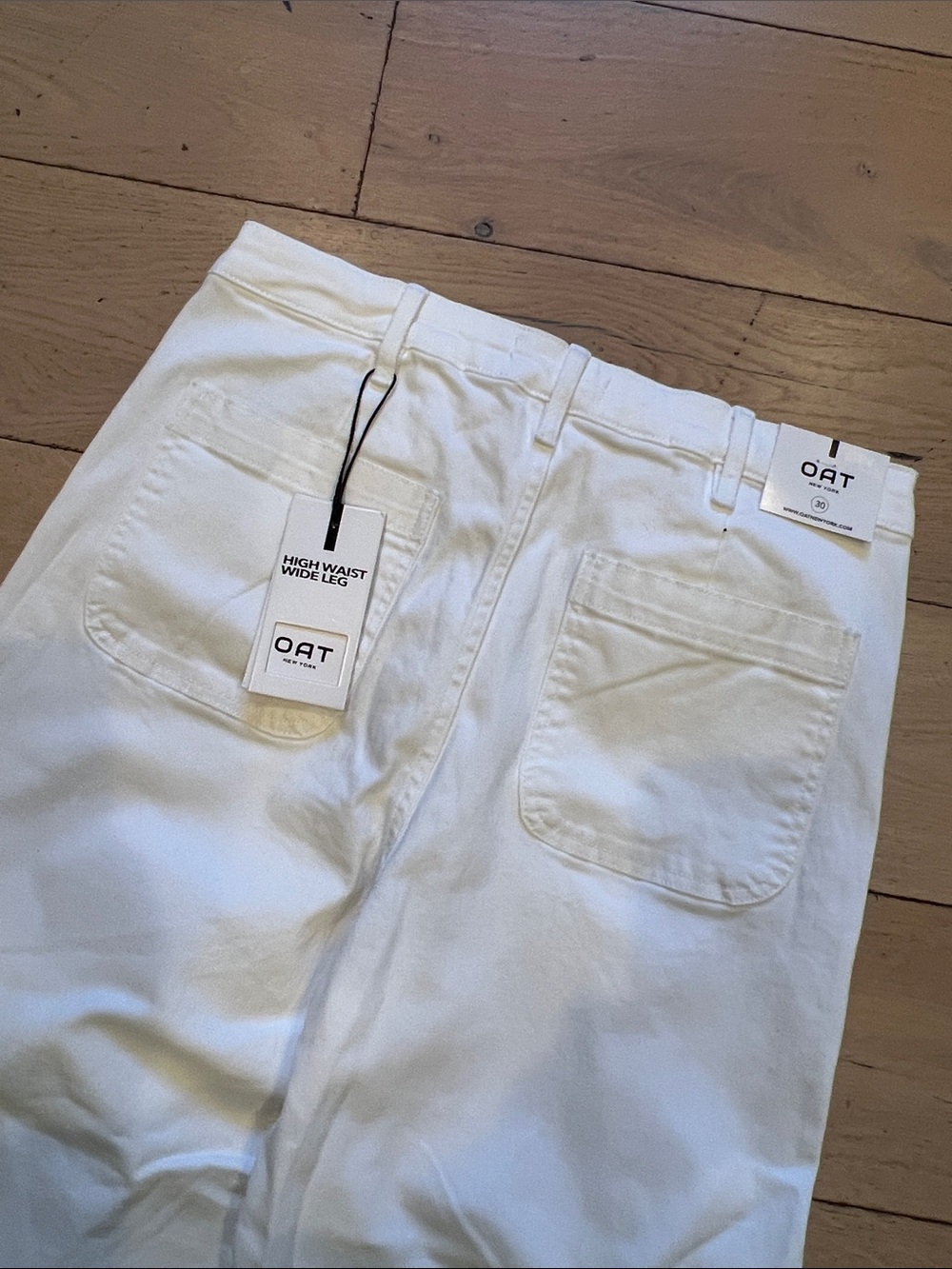 OAT New York White High-Rise Pants - Picture 5 of 8
